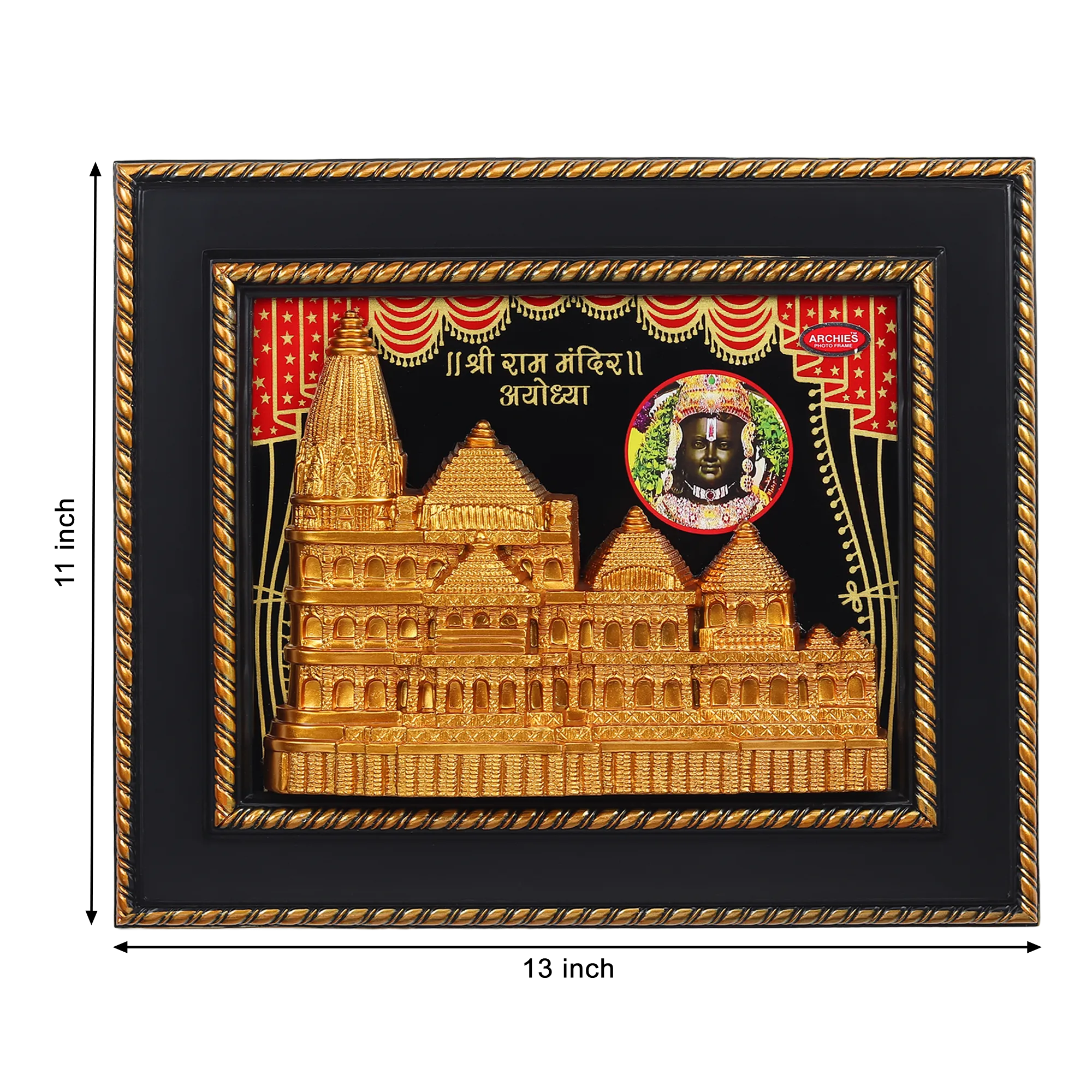 AR 560 Cl Shri Ram Mandir Ayodhay Golden